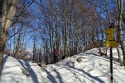 RESEGONE innevato e ‘Porta del Palio’ ad anello da Fuipiano Valle Imagna il 16 febbraio 2019- FOTOGALLERY